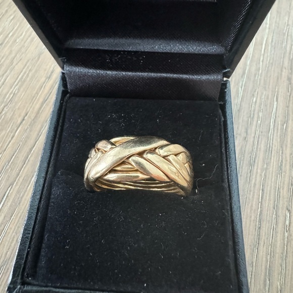 Jose Grant Other - Jose Grant Men’s 14K Gold 6 Band Puzzle Ring Sz 9.